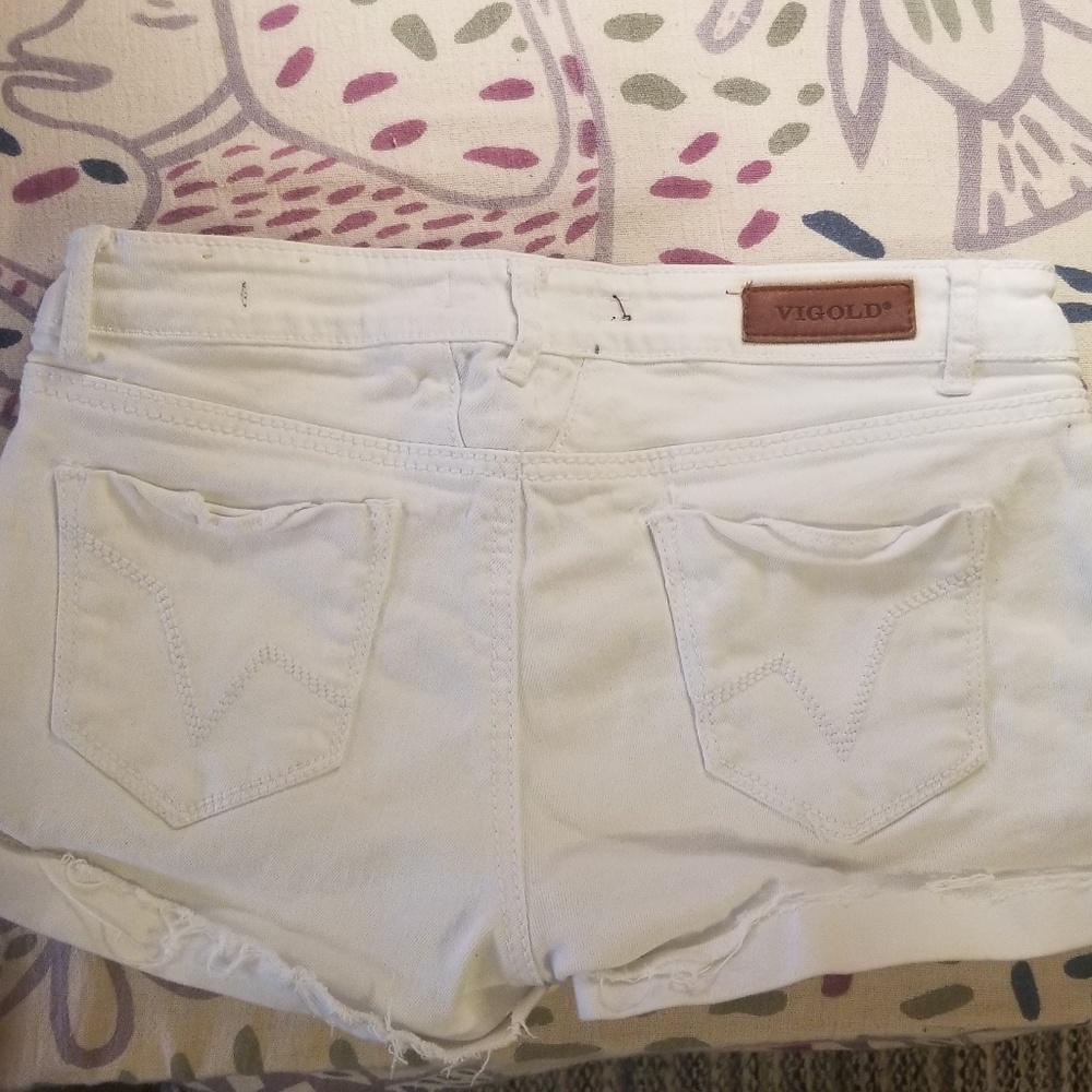 White shorts